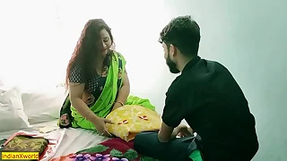 Indian hot beautiful Bhabhi one night stand sex&excl; Amazing XXX Hindi sex