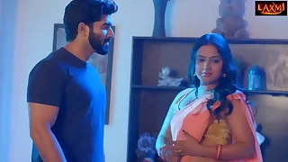 Indian big ass hot milf stepmom massage and seducing her stepson give meet her and fucked her big ass real Hindi Desi sex video